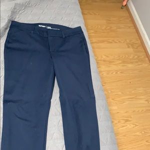 Size 8 navy pixie pant old navy